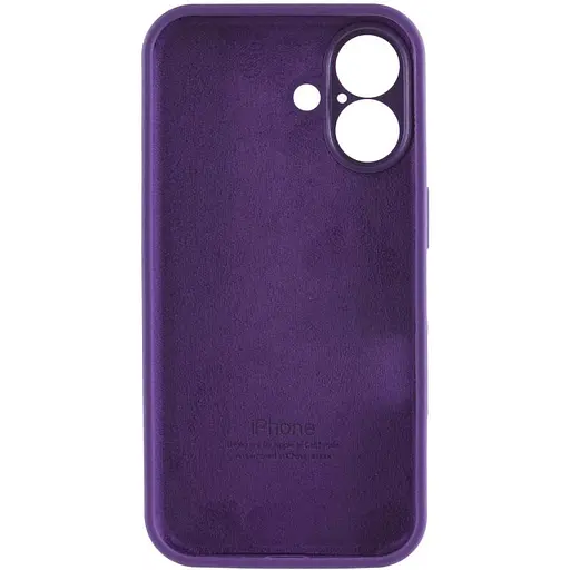 Чохол Epik Silicone Case Full Camera Protective AA для Apple iPhone 16, 6.1 Фіолетовий/Amethyst - фото 5