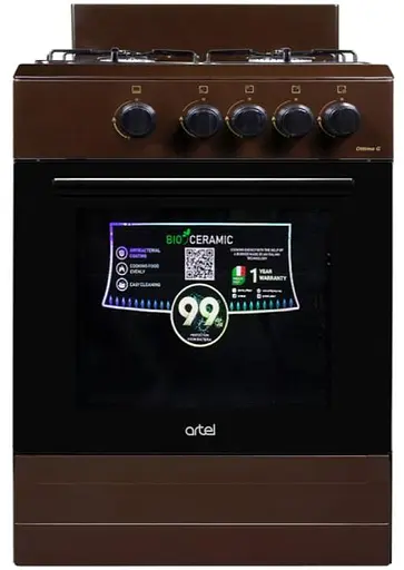 Плита газовая Artel Ottima-G Brown (ГазКонтроль)