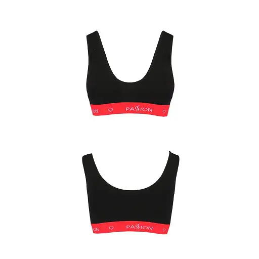 Спортивный топ на широких бретелях Passion PS003 TOP black L - фото 4
