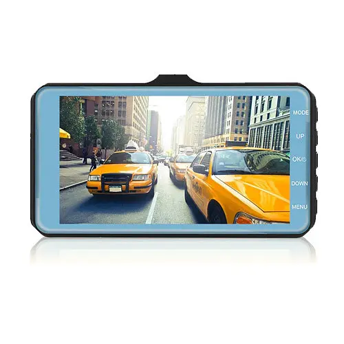 Видеорегистратор для авто T672 LCD 4" Touch screen (2 камеры) 1080P Full HD - фото 8