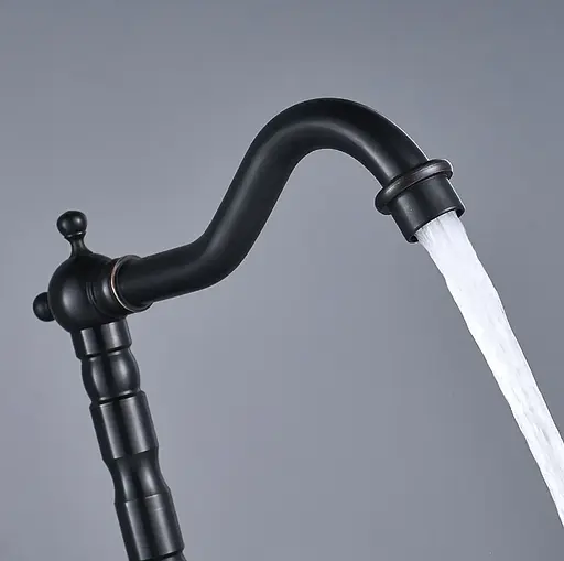 Смеситель для кухни Rea Rustico black REA-B5520 Черный матовый - фото 3