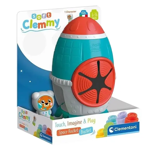 Развивающая игрушка Clementoni Space Rocket серия Soft Clemmy (17806) - фото 5