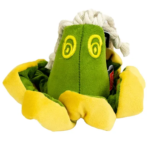 Игрушка мягкая для собак Agility осьминог на белом хлопковом канате 10 x 13 см (30006-8)