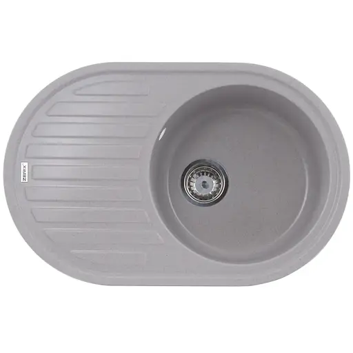 Кухонна мийка Zerix ZS-7750R-07 мармурова ZX4558, Сафари - фото 1