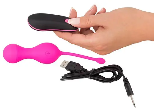 Вагінальні кульки Sweet Smile RC Love Balls, 16.4 см, рожевий - фото 13