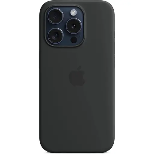 Оригинальный силиконовый чехол Apple Silicone Case MagSafe для iPhone 15 Pro Max (6.7") Midnight (MT1M3ZM/A) - фото 6