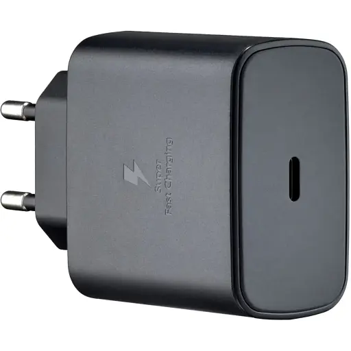 Зарядний пристрій - блок адаптер Samsung TA845 45W Hc (OEM) чорний - фото 1