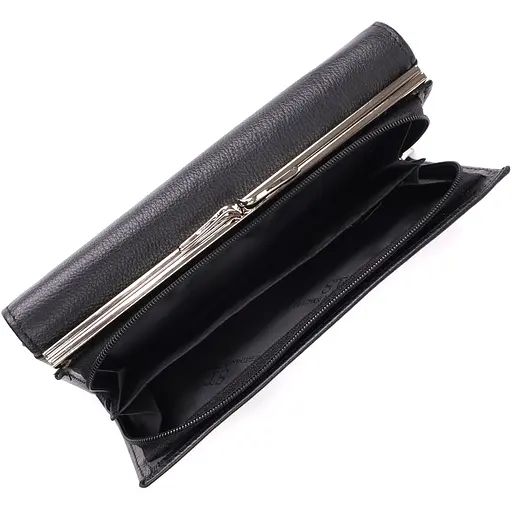 Женский кошелек на магнитах из натуральной кожи ST Leather 19х9.5х3 см acs0029701 - фото 8