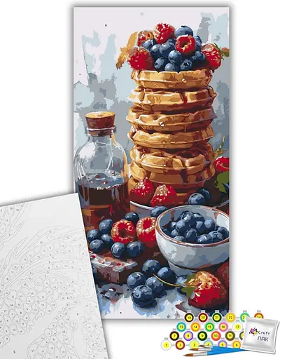 Набор для росписи ArtCraft Сладкие вафли 40 x 80 см (12035-AC) - фото 2