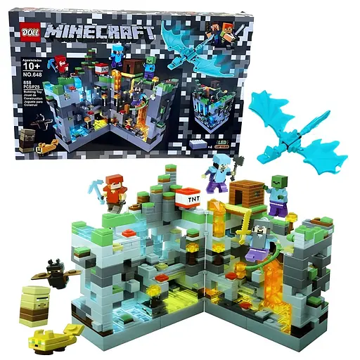Конструктор Minecraft Напад на фортецю на 858 деталей (648)