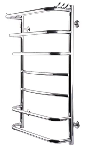 Водяна рушникосушка Unio Zp W 800-500-7 Зета з полицею, Хром - фото 2