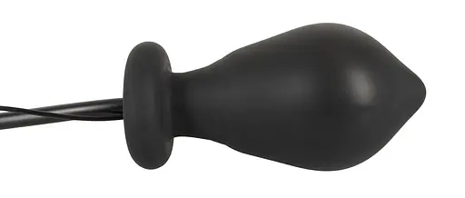 Анальна пробка Orion Inflatable + Vibrating Butt Plug 12.2 см (чорний) - фото 6
