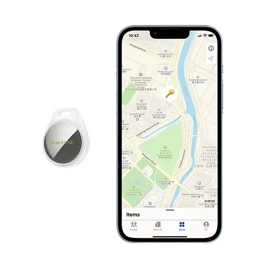 Умный брелок Borofone BC100 Ingenioso Anti-Lost 210 mAh с приложением Apple Find My - фото 3