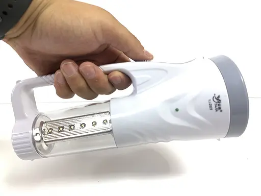 Мощный светодиодный аккумуляторный фонарь YAJIA YJ-2825 прожектор переносной фонарь для охраны - фото 3