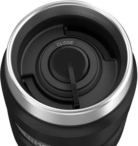 Термокружка без ручки Thermos 0.47 л Stainless King Travel Matt Black (160023) - фото 5