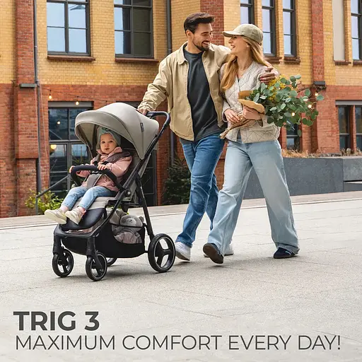 Прогулянкова коляска Kinderkraft Trig 3 Granite Grey (KSTRIG03GRY0000) - фото 5