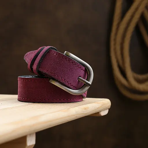 Ремінь шкіряний Vintage жіночий 3х123 см acs0018729 - фото 8