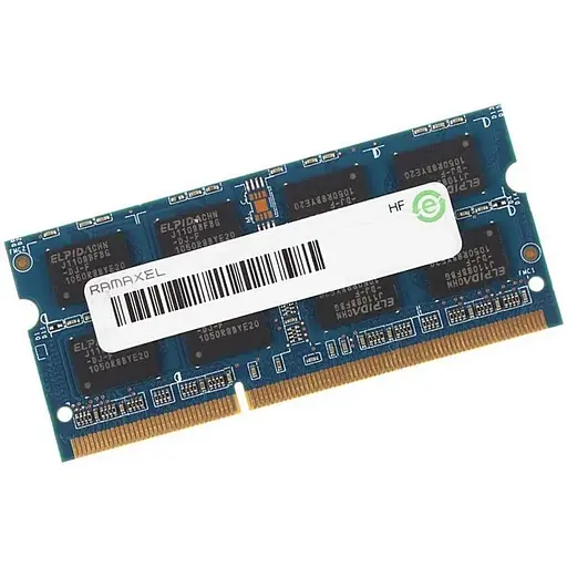 Оперативна пам'ять для ноутбука Ramaxel SO-DIMM DDR3 4GB 1333MHz PC3-10600 2Rx8 Б/В