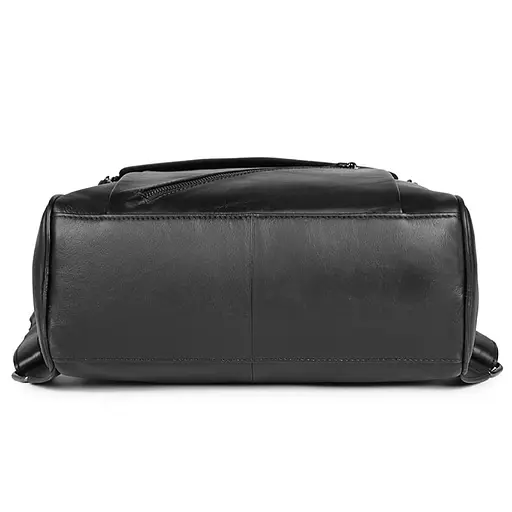 Кожаный городской рюкзак для ноутбука John McDee 30.5х40.5х12 см sum0028440 - фото 9