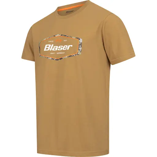 Футболка Blaser Active Outfits Badge T 24 3XL Песочный - фото 3