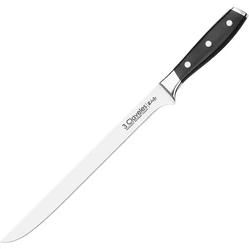 Кухонний ніж для хамону 3 Claveles 250 мм Чорний 000266802