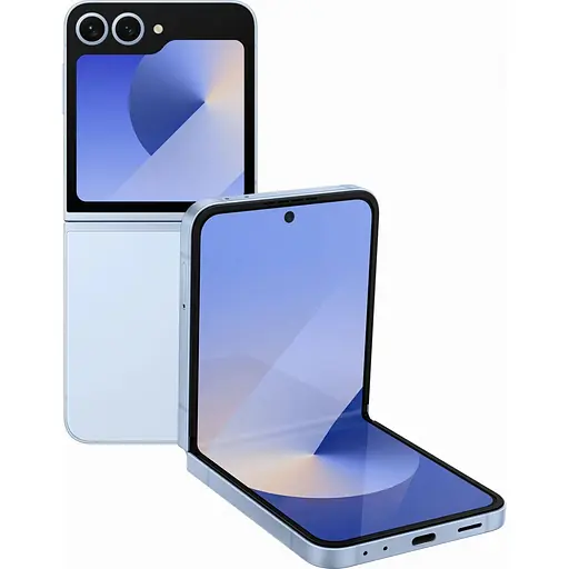 Смартфон Samsung Galaxy Flip 6 12/256GB Blue (SM-F741BLBG) [5G, NFC, 2 SIM/1 SIM + 1 eSIM]
