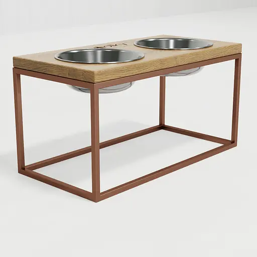 Hollky Base L — миски на підставці для середніх і великих собак (2 × 0,95 л) - фото 7