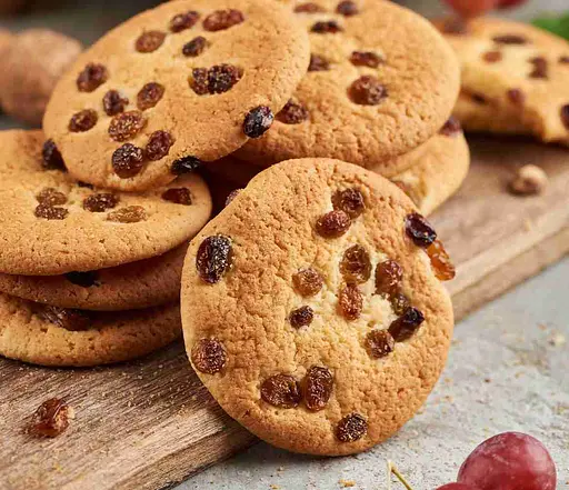 Печиво Biscotti Американське з родзинками здобне пісочно-відсадне 215 г - фото 4