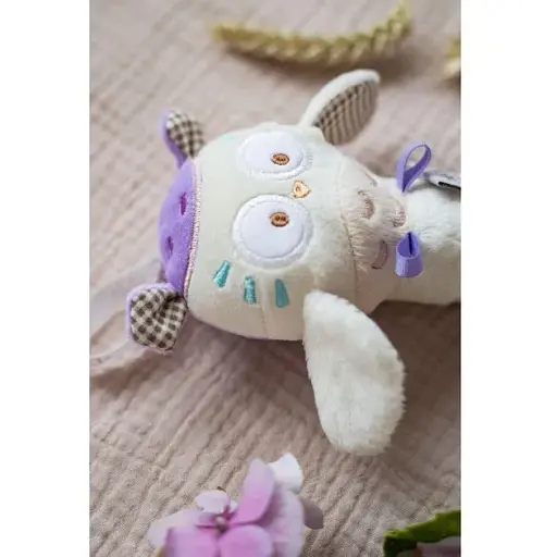 Игрушка-погремушка Elfiki Сова Мия розовая (ИГ-0103) - фото 2