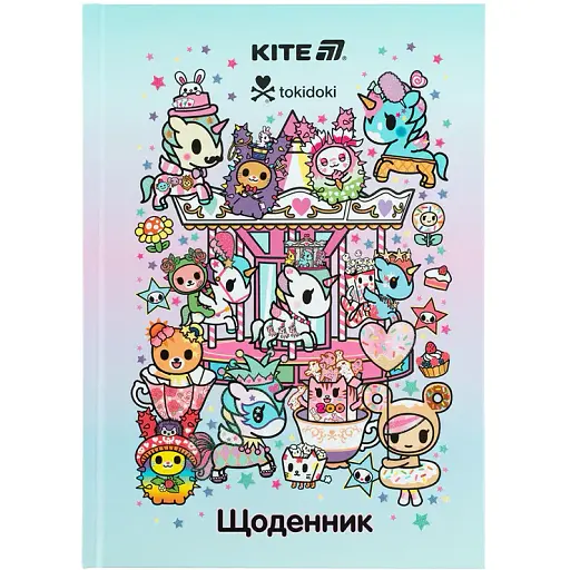 Щоденник шкільний Kite tokidoki тверда обкладинка (TK25-262)
