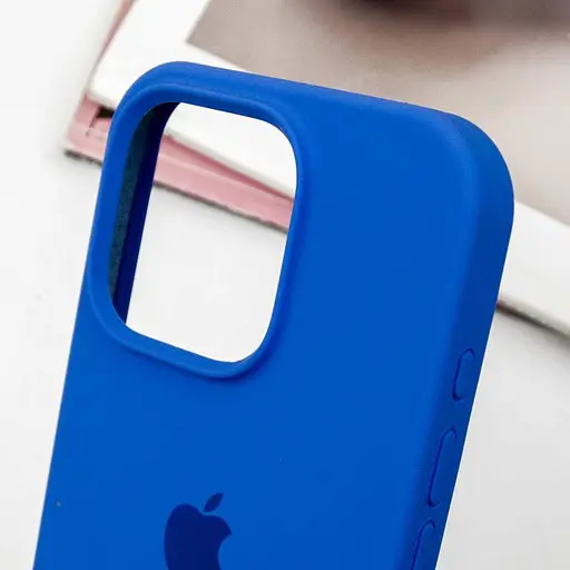 Чохол Epik Silicone Case Full Protective AA для Apple iPhone 15 Pro 6.1 Синій/Capri Blue - фото 4