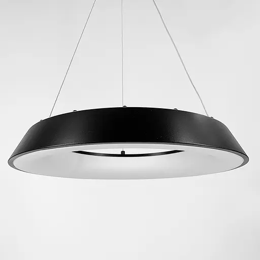 LED светильник круглый подвесной в черном корпусе Line.F 1015-500 P BK - фото 4