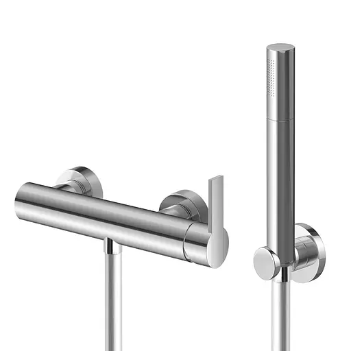 Смеситель для душа Kohlman Gixs chrome настенный KPL-QW120G Хром - фото 1