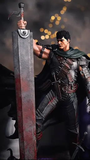 Фигурка 3D Magicca Берсерк Гатс Berserk Guts 20 см 3DM BSK G 20 - фото 6