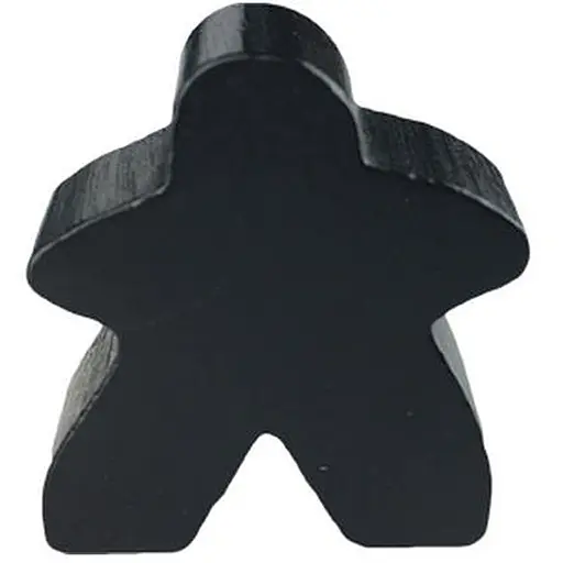 Аксесуар Games 7 Days Міпл чорний (1 шт.) (g7dmeepleblack) - фото 1