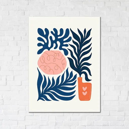 Картина-постер Brushme Минималистичный натюрморт на холсте 30 x 40 см - фото 1