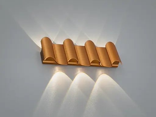 Фасадний LED світильник Diasha бронза 5 W up down - фото 1