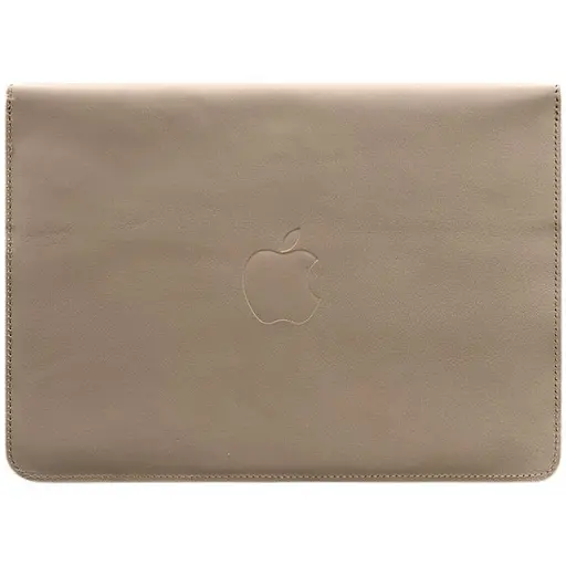 Шкіряний чохол-конверт BlankNote на магнітах для MacBook 15-16 дюйм Світло-бежевий - фото 1