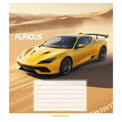 Зошит загальний "В пустелі" Leader 060-590423K-2 в клітинку, 60 аркушів - фото 1