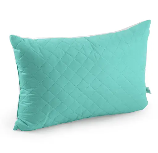 Подушка Руно 50х70 силиконовая стеганная "Бирюзовая" К_310.52С_Бирюзовый - фото 5