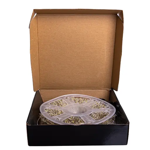 Новогодняя гирлянда комнатная роса 50 м 1500 LED Хвойная лапа белый провод Синий Garlando D1500L50MWBL - фото 5