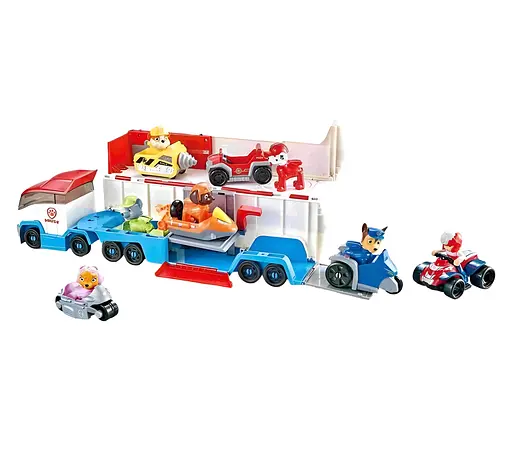 Набор игровых фигурок Щенячий патруль 7 шт. с транспортом (205) - фото 2