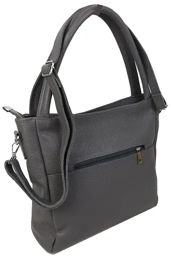 Женская кожаная сумка на двух ручках Borsacomoda 29х28х10 см sum0026801 - фото 6