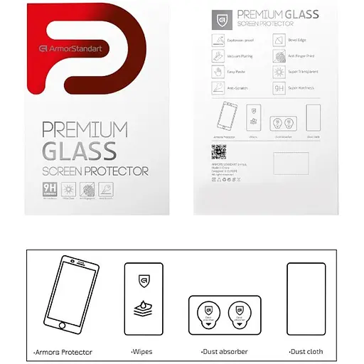 Защитное стекло ArmorStandart Pro Full Glass для Redmi Note 14 4G Black (ARM79679) [127664] - фото 6