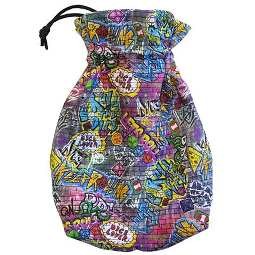 Мішечок для кубиків Q-Workshop Full Art Dice Pouch Graffiti (BWSPGRAF201) - фото 1