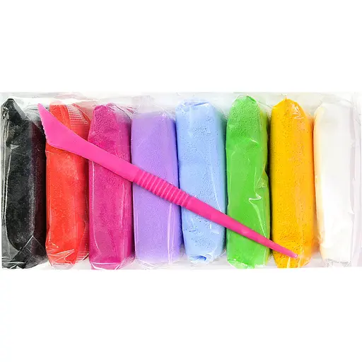 Набір для творчості Strateg U'DO Clay 80 г (10 г x 8 шт.) (30891) - фото 2