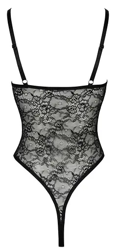 Боді Cottelli Lingerie Lace L (чорний) - фото 8