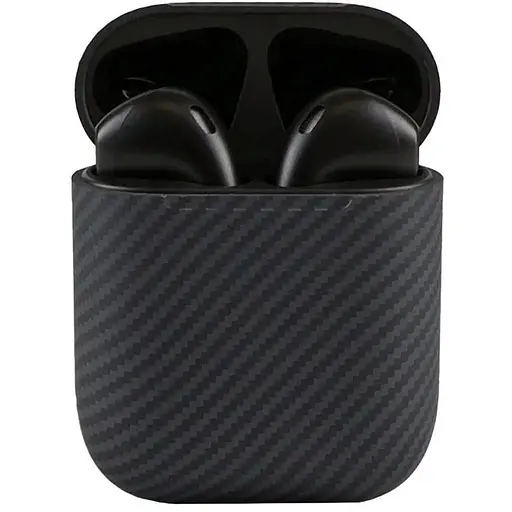 Навушники бездротові Hoco EW41 plus true wireless карбонові чорні (6931474779922)