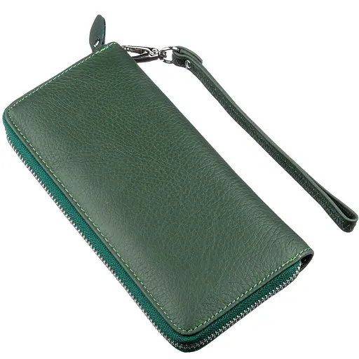 Жіночий шкіряний гаманець-клатч ST Leather 9х18.5 см acs0015894 - фото 2