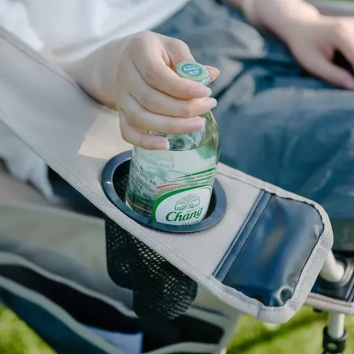 Складное туристическое кресло Naturehike CNK2350JJ011 алюминий (Бежевый) - фото 10